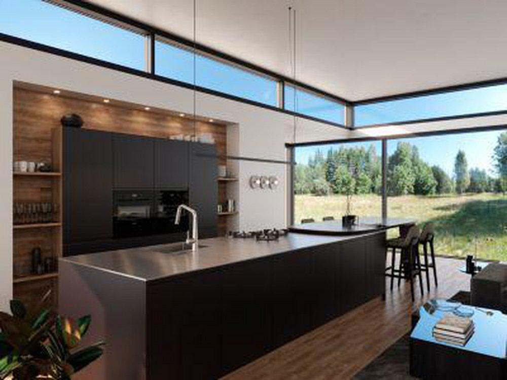 Pfister Spot Defense Stainless Steel Single Handle Pull Down Kitchen Faucet 