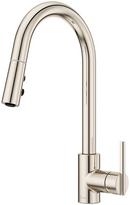 Pfister Polished Nickel Single Handle Pull Down Kitchen Faucet 