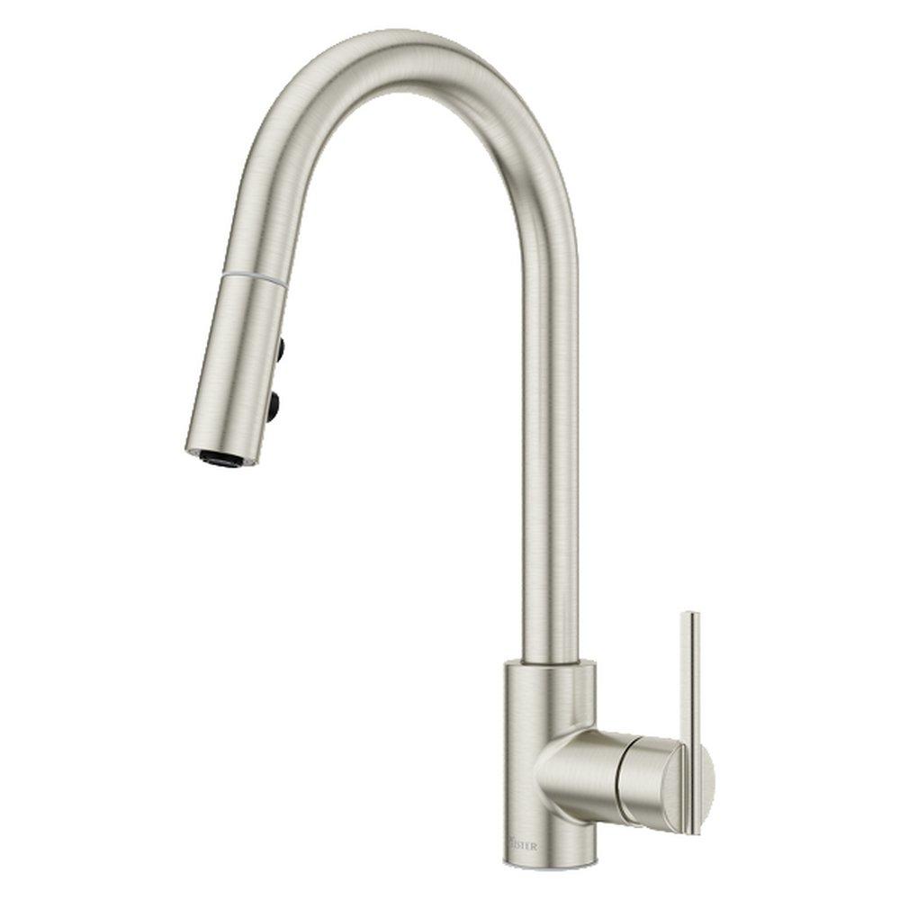 Pfister Stainless Steel Single Handle Pull Down Kitchen Faucet 