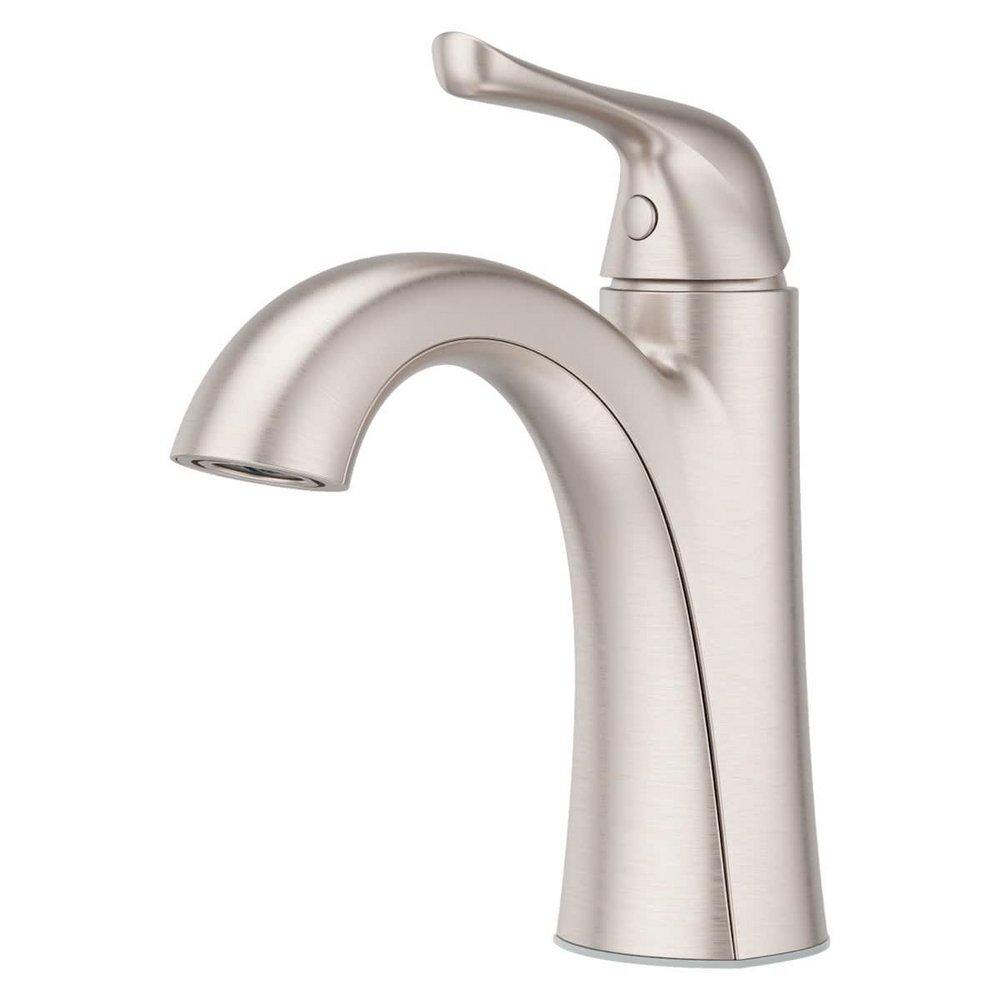 WILLA SINGLE CONTROL 4 CENTERSET BATHROOM FAUCET IN SPOT DEFENSE BRUSHED NICKEL 