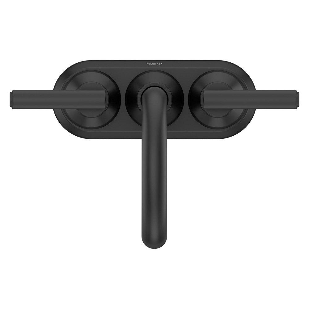 Pfister Matte Black Two Handle Centerset Bathroom Sink Faucet 