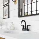 Pfister Matte Black Two Handle Centerset Bathroom Sink Faucet 