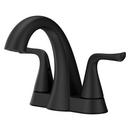 WILLA 2-HANDLE 4 CENTERSET BATHROOM FAUCET IN SPOT DEFENSE MATTE BLACK 