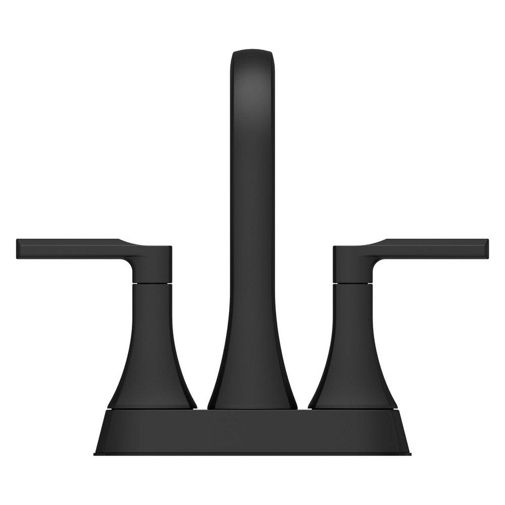 Pfister Matte Black Two Handle Centerset Bathroom Sink Faucet 