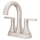 Pfister Spot Defense Brushed Nickel Two Handle Centerset Bathroom Sink Faucet 