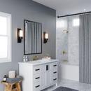 Two Handle Widespread Bathroom Sink Faucet in Brushed Gold 