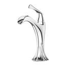 Single Handle Monoblock Bathroom Sink Faucet in Polished Chrome 