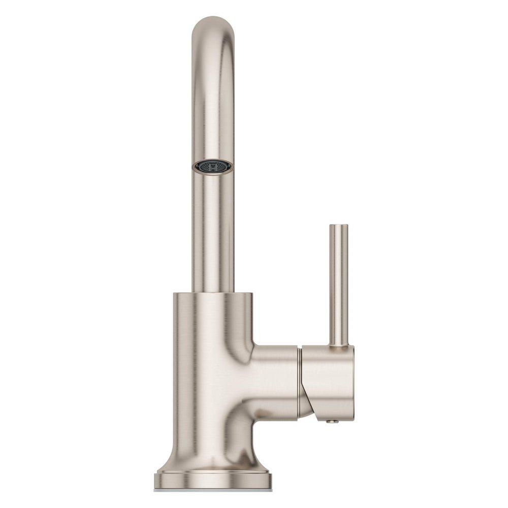 Pfister Brushed Nickel Single Handle Monoblock Bathroom Sink Faucet 