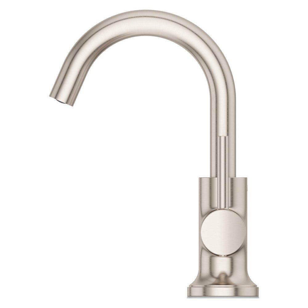 Pfister Brushed Nickel Single Handle Monoblock Bathroom Sink Faucet 