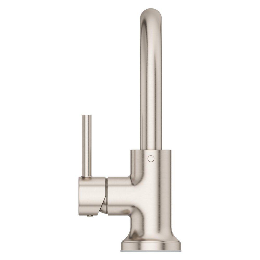 Pfister Brushed Nickel Single Handle Monoblock Bathroom Sink Faucet 