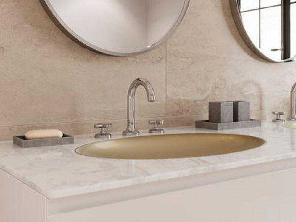 Pfister Polished Chrome Two Handle Widespread Bathroom Sink Faucet 