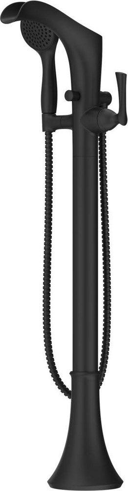 RHEN TUB FILLER WITH HANDSHOWER IN MATTE BLACK 