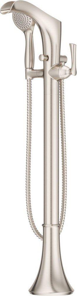 RHEN TUB FILLER WITH HANDSHOWER IN BRUSHED NICKEL 