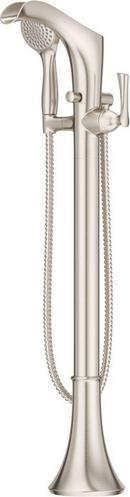 RHEN TUB FILLER WITH HANDSHOWER IN BRUSHED NICKEL 