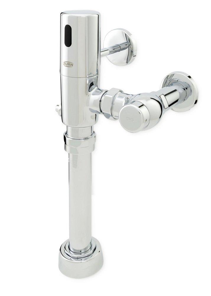 ECOVANTAGE ZTR EXPOSED SENSOR PISTON DUAL FLUSH WATER CLOSET FLUSH VALVE 1.6/1.1 GPF HARDWIRE CONNECTION IN CHROME 