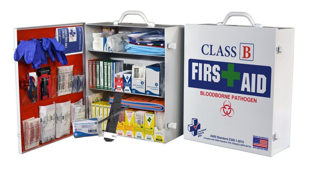 3-SHELF CLASS B FIRST AID CABINET 