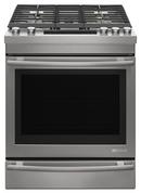 JennAir Stainless Steel 29-7/8 in. 5.8 cu. ft. 56200 BTU 5-Burner Sealed Gas Slide-In Range 