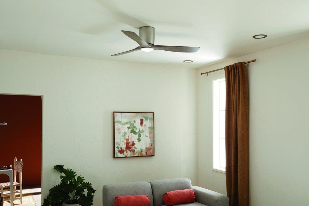 Kichler Lighting Brushed Nickel 54 in. 3-Blade Indoor Ceiling Fan 