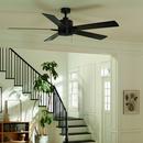 Kichler Lighting Satin Black 60 in. 5-Blade Indoor Ceiling Fan 