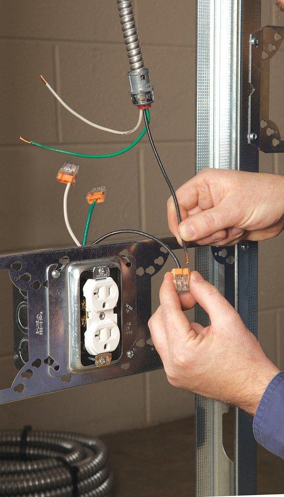 3-Port Orange Push-In Wire Connector - Box of 100 