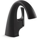 Single Handle Monoblock Bathroom Sink Faucet in Matte Black