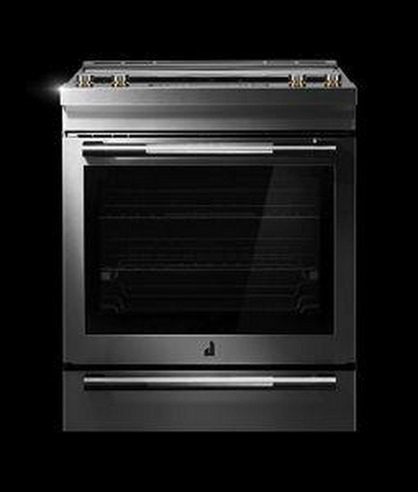 JennAir Stainless Steel 29-7/8 in. 7.1 cu. ft. Smoothtop Electric Slide-In Range 