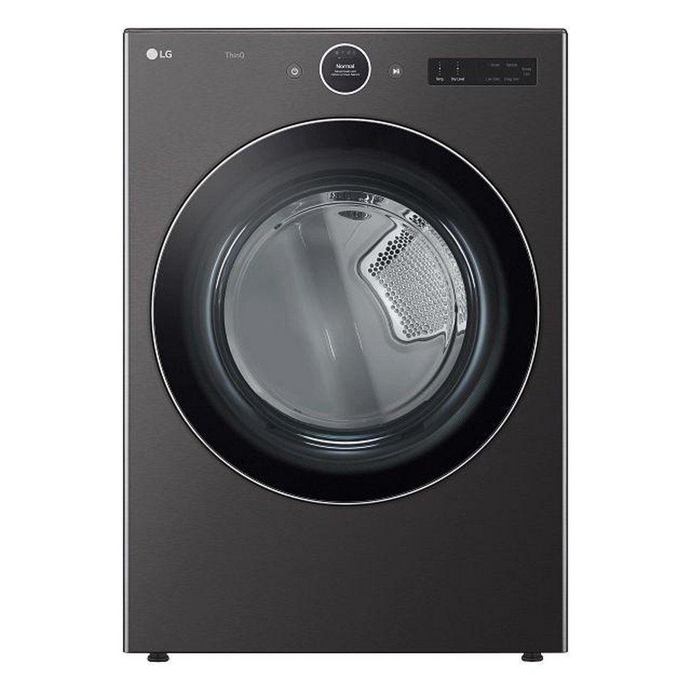 7.4 CU.FT. ULTRA LARGE CAPACITY ELECTRIC DRYER WITH SENSOR DRY - TURBO STEAM TECHNOLOGY AND WI-FI CONNECTIVITY - BLACK STEEL 