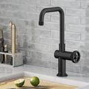 Kraus USA Matte Black Single Handle Kitchen Faucet 