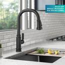 Kraus Matte Black Single Handle Pull Down Kitchen Faucet 
