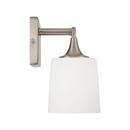 Capital Lighting Brushed Nickel 100W 2-Light Medium E-26 Vanity Fixture 