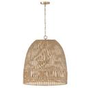 Capital Lighting Matte Brass 100W 3-Light Medium E-26 Incandescent Pendant 