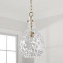 Capital Lighting Aged Brass 100W 1-Light Medium E-26 Incandescent Pendant 