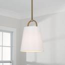 Capital Lighting Aged Brass 100W 1-Light Medium E-26 Incandescent Pendant 