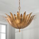 Capital Lighting Antique Gold 60W 4-Light Candelabra E-12 Incandescent Pendant 