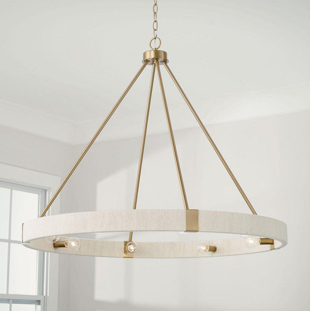 8 LIGHT CHANDELIER 