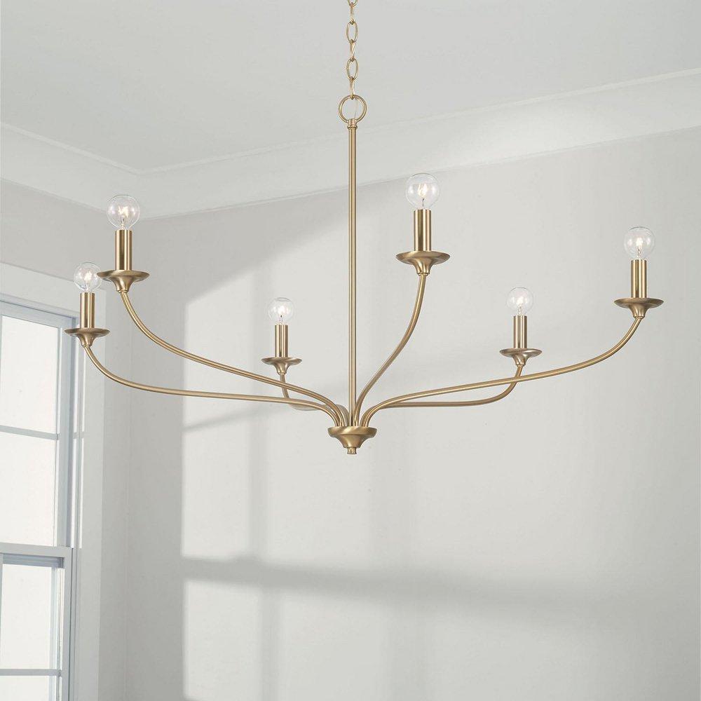 6 LIGHT CHANDELIER 