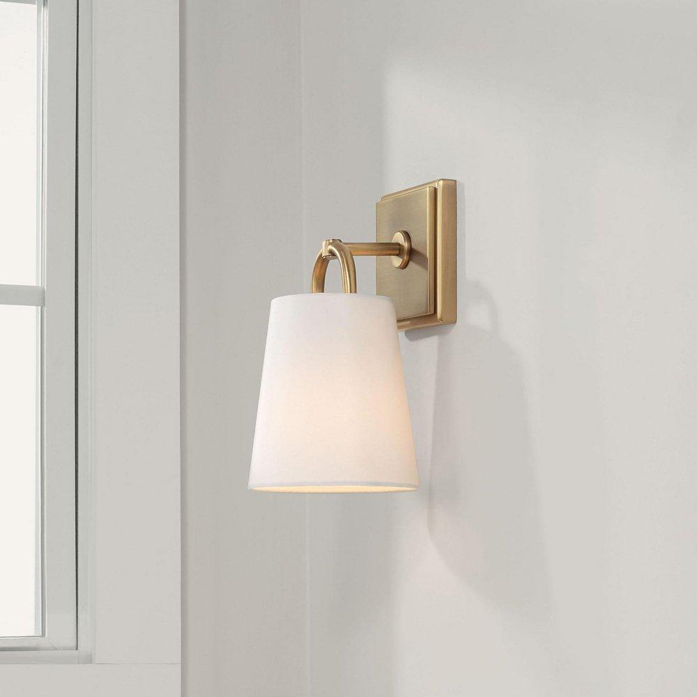 Capital Lighting Aged Brass 100W 1-Light 11 in. Wall Sconce 