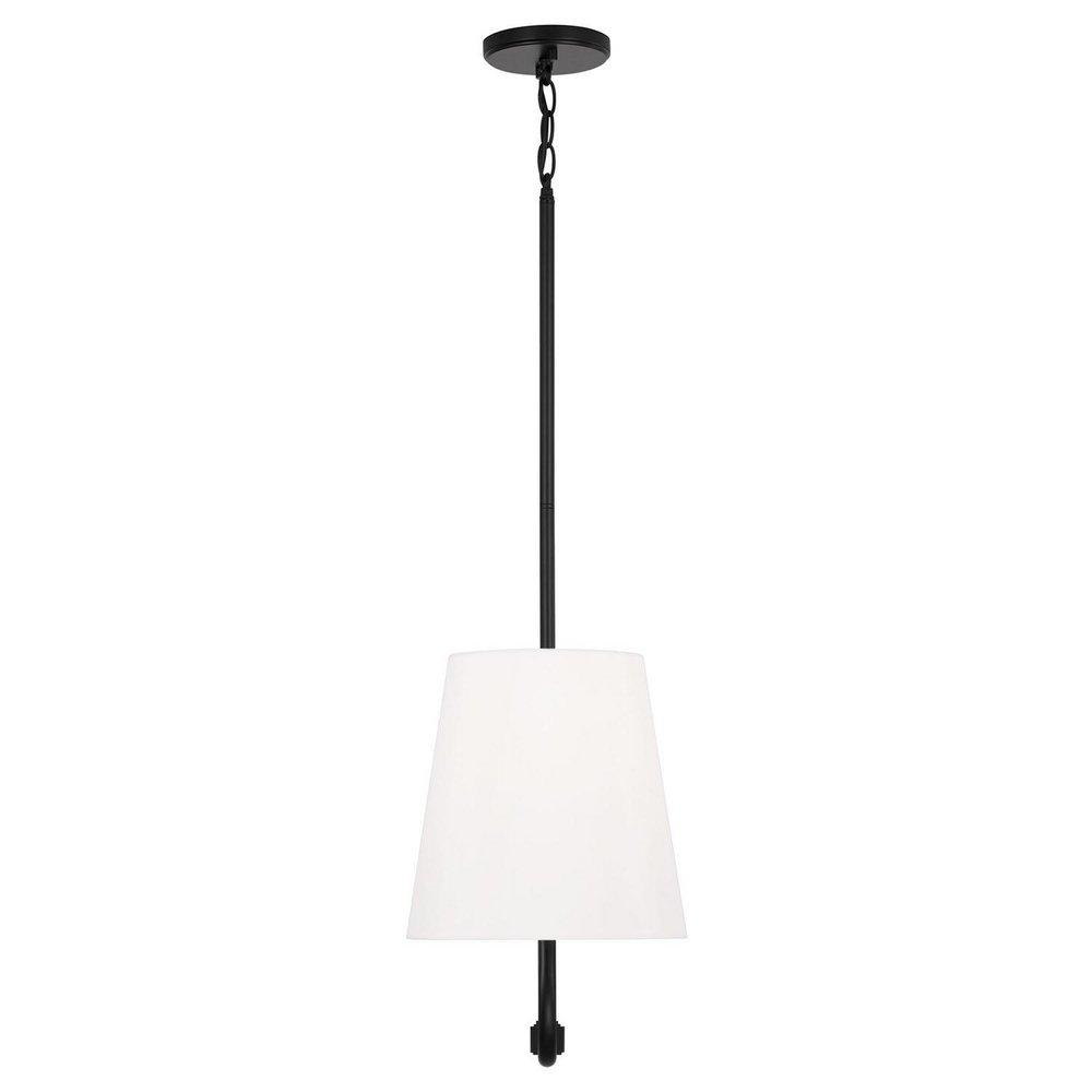 Capital Lighting Matte Black 100W 2-Light Medium E-26 Incandescent Pendant 