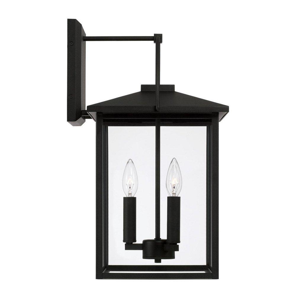 Capital Lighting Black 60W 3-Light 19-3/4 in. Wall Sconce 