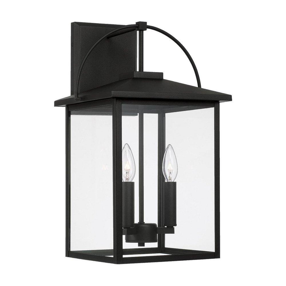 Capital Lighting Black 60W 3-Light 19-3/4 in. Wall Sconce 