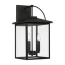 Capital Lighting Black 60W 3-Light 19-3/4 in. Wall Sconce 