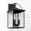 Capital Lighting Black 60W 3-Light 19-3/4 in. Wall Sconce 