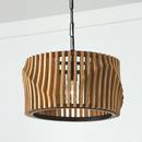 Capital Lighting Light Wood 100W 1-Light Medium E-26 Incandescent Semi-Flush Mount Ceiling Fixture 