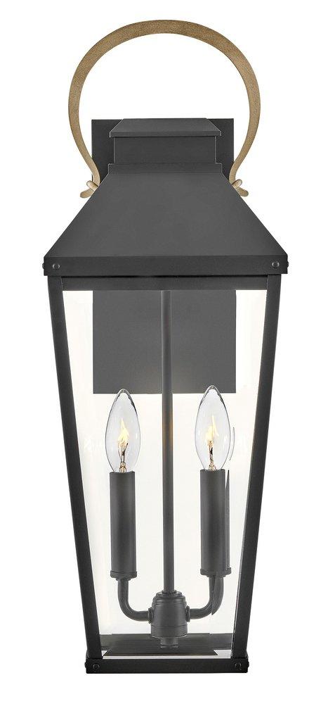 Hinkley Black 5W 2-Light 22 in. Wall Sconce 