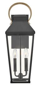 Hinkley Black 5W 2-Light 22 in. Wall Sconce 