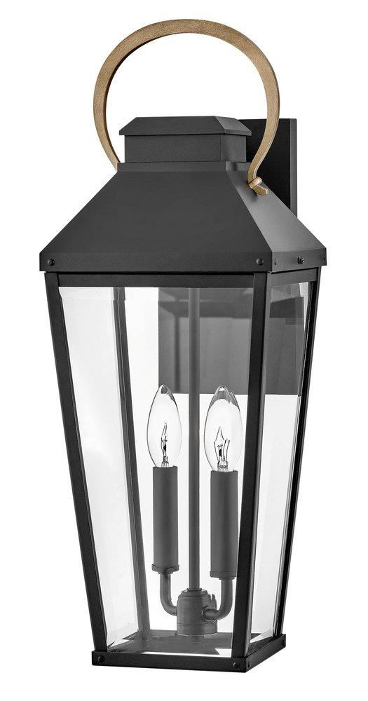 Hinkley Black 5W 2-Light 22 in. Wall Sconce 