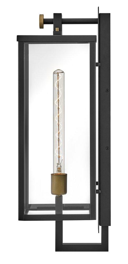 Hinkley Black 12W 1-Light 24 in. Wall Sconce 