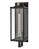 12W 1-Light 24 in. Wall Sconce in Black