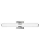 36W 1-Light Integrated Vanity Fixture in Brushed Nickel
