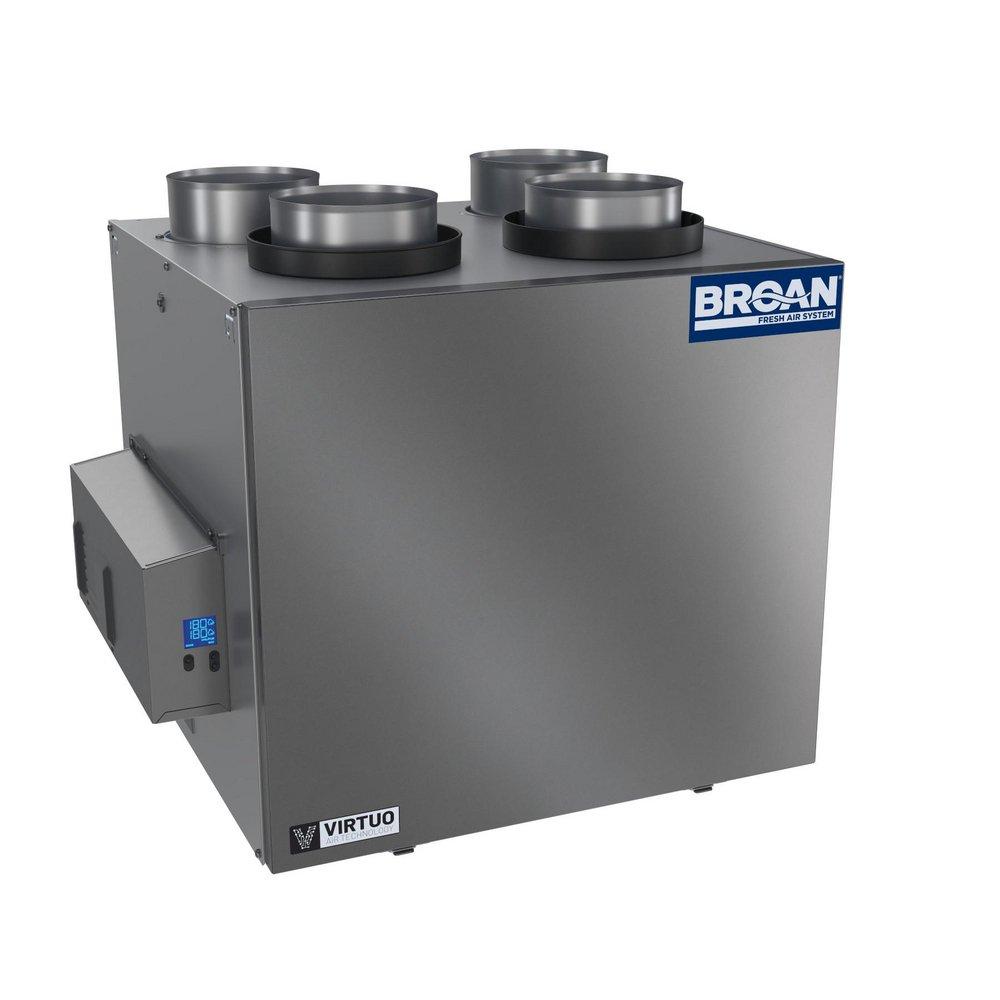 180 CFM Side Port Energy Recovery Ventilator 